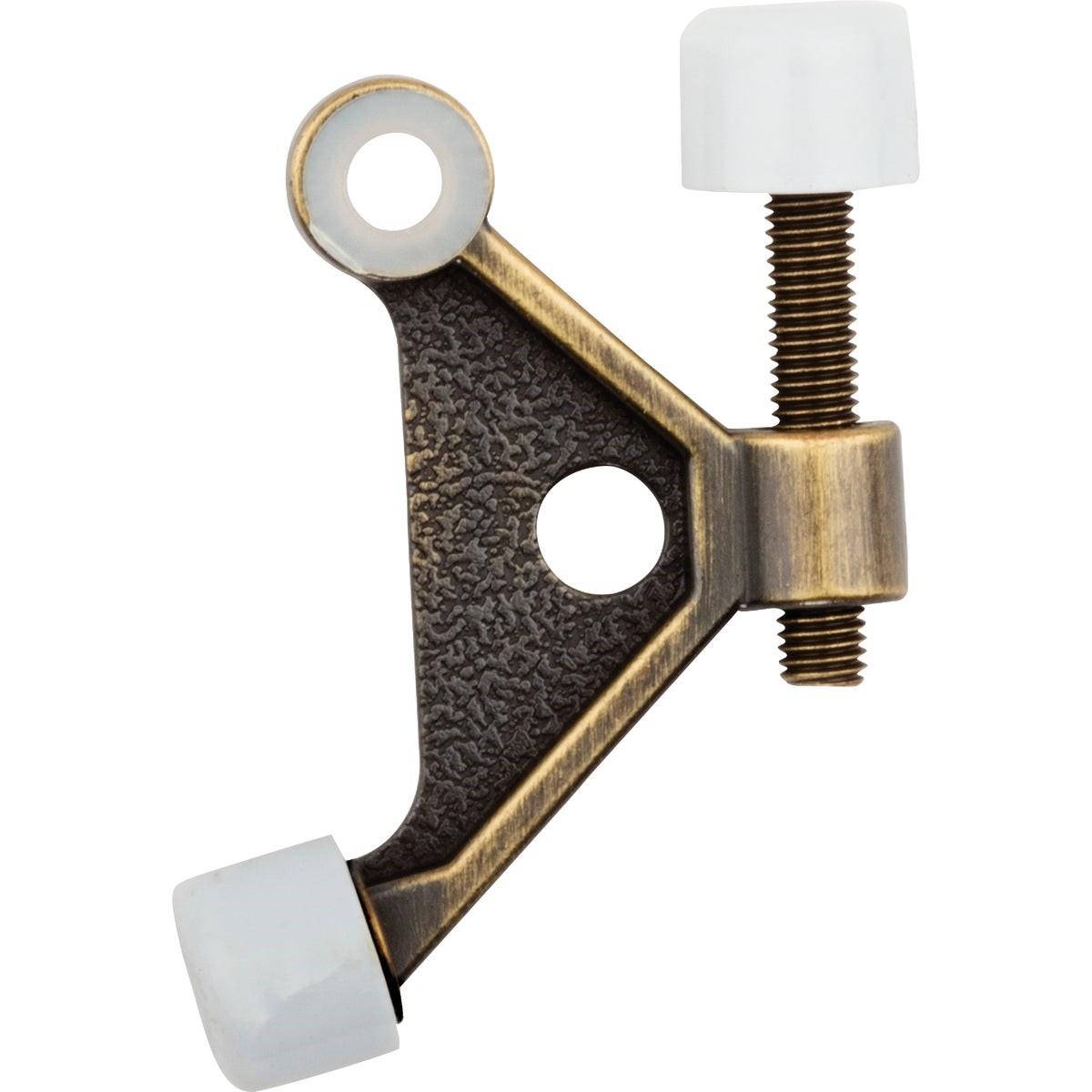NATIONAL MARKER National Marker N159046 Hinge Pin Door Stop Antique Brass
