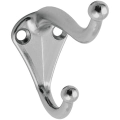 NATIONAL MARKER National Marker N192781 Nickel Coat Wardrobe Hook
