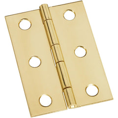 NATIONAL MARKER National Marker N211391 Decorative Brass Hinge 2-pack