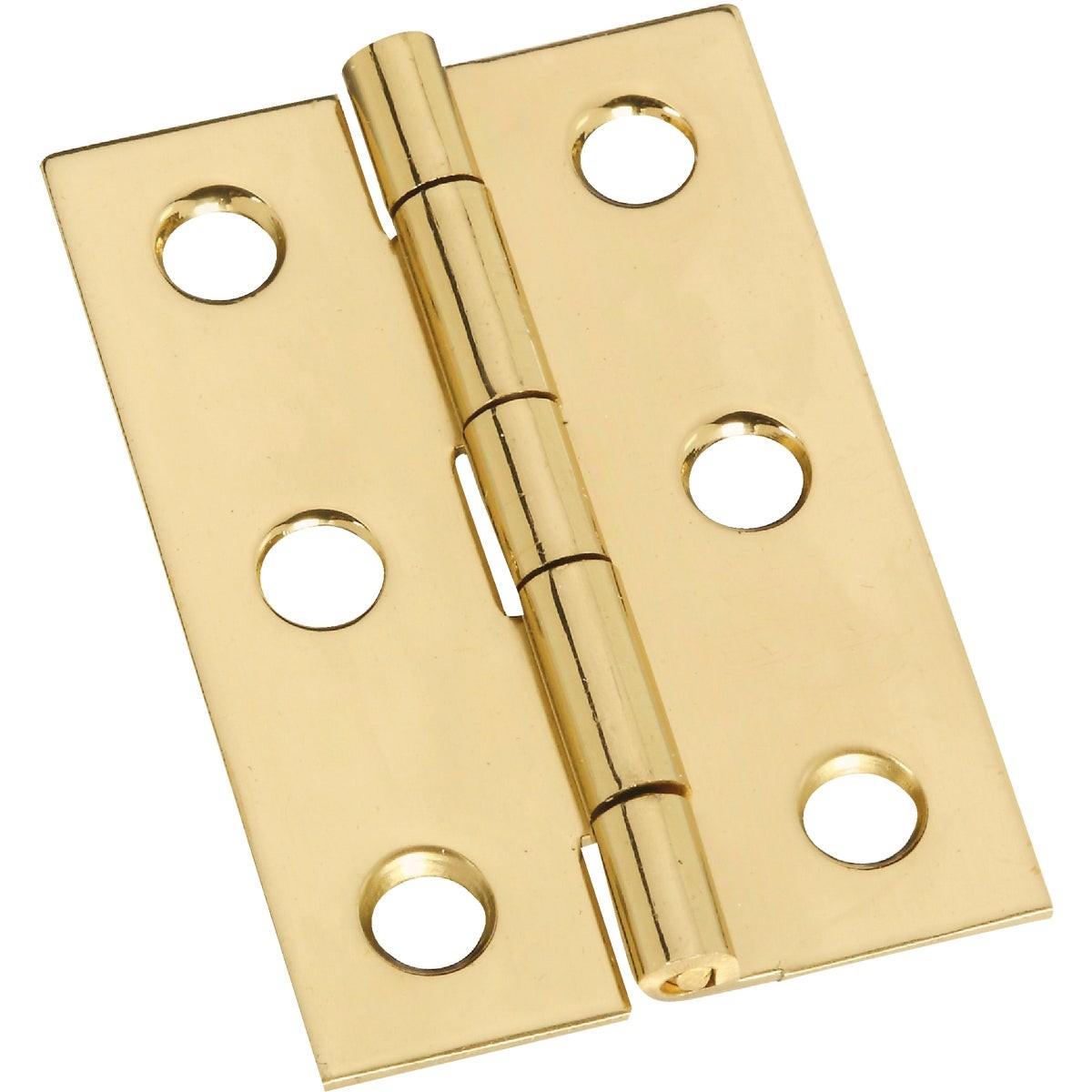 NATIONAL MARKER National Marker N211375 Decorative Brass Hinge 2-pack