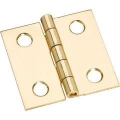 NATIONAL MARKER National Marker N211334 Brass Decorative Hinge 1x1 in 4-pack