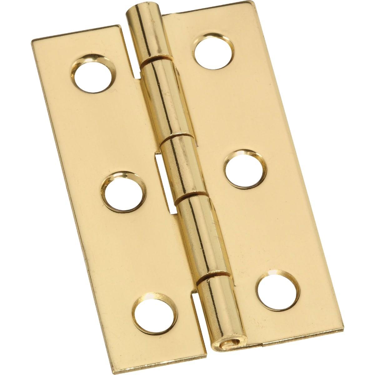 NATIONAL MARKER National Marker N211300 Brass Decorative Hinge 1-3/16x2 in