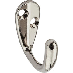 NATIONAL MARKER National Marker N199190 Nickel Single Wardrobe Hook