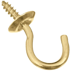 NATIONAL MARKER National Marker N200303 Brass Cup Hook 3/4 in 50 Count