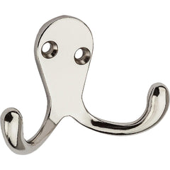 NATIONAL MARKER National Marker N199232 Nickel Double Wardrobe Hook