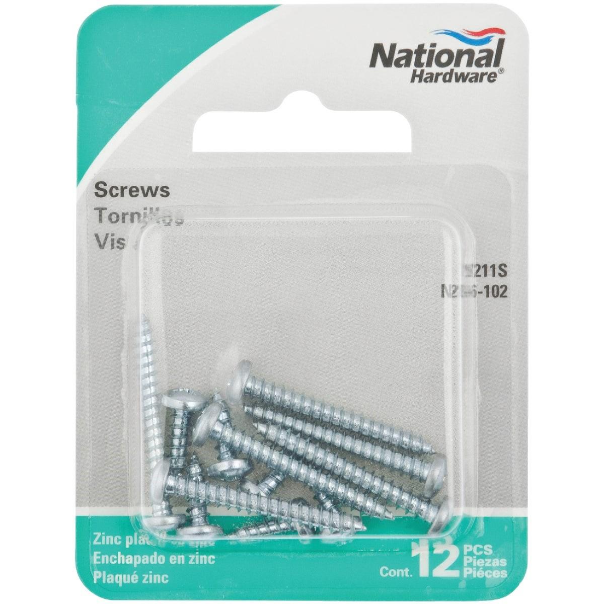 NATIONAL MARKER National Marker N206102 Steel Shelf Bracket Screws Zinc