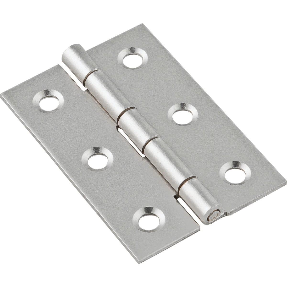NATIONAL MARKER National Marker N211015 Satin Nickel Broad Hinge 2-pack