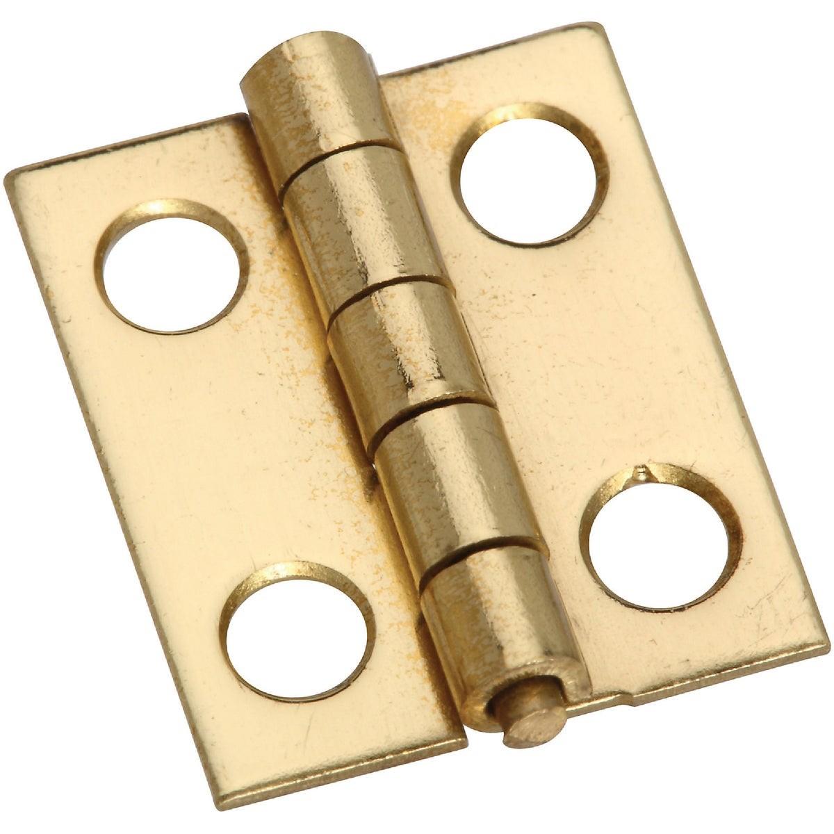NATIONAL MARKER National Marker N211193 Narrow Brass Decorative Hinge 4 Pack