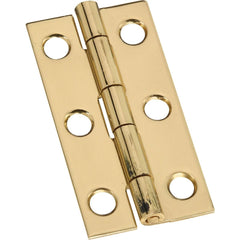 NATIONAL MARKER National Marker N211235 Brass Decorative Hinge 2-pack