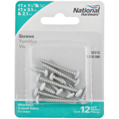 NATIONAL MARKER National Marker N218990 Steel Shelf Bracket Screws 12-pack