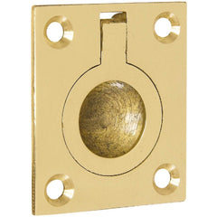 NATIONAL MARKER National Marker N219063 Flush Ring Pull 1.5 in Brass