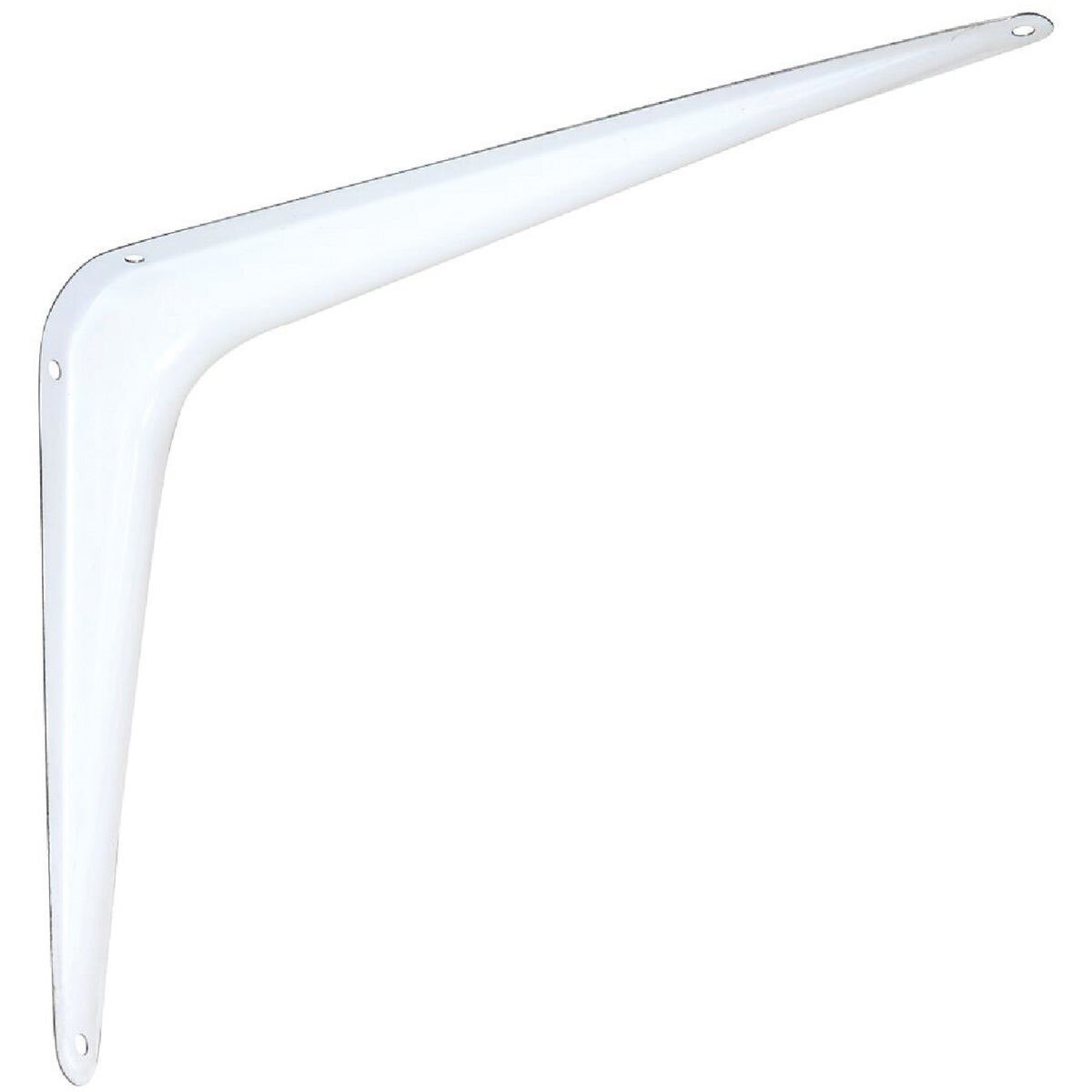 NATIONAL MARKER National Marker N218925 Steel Shelf Bracket 8x10 in White