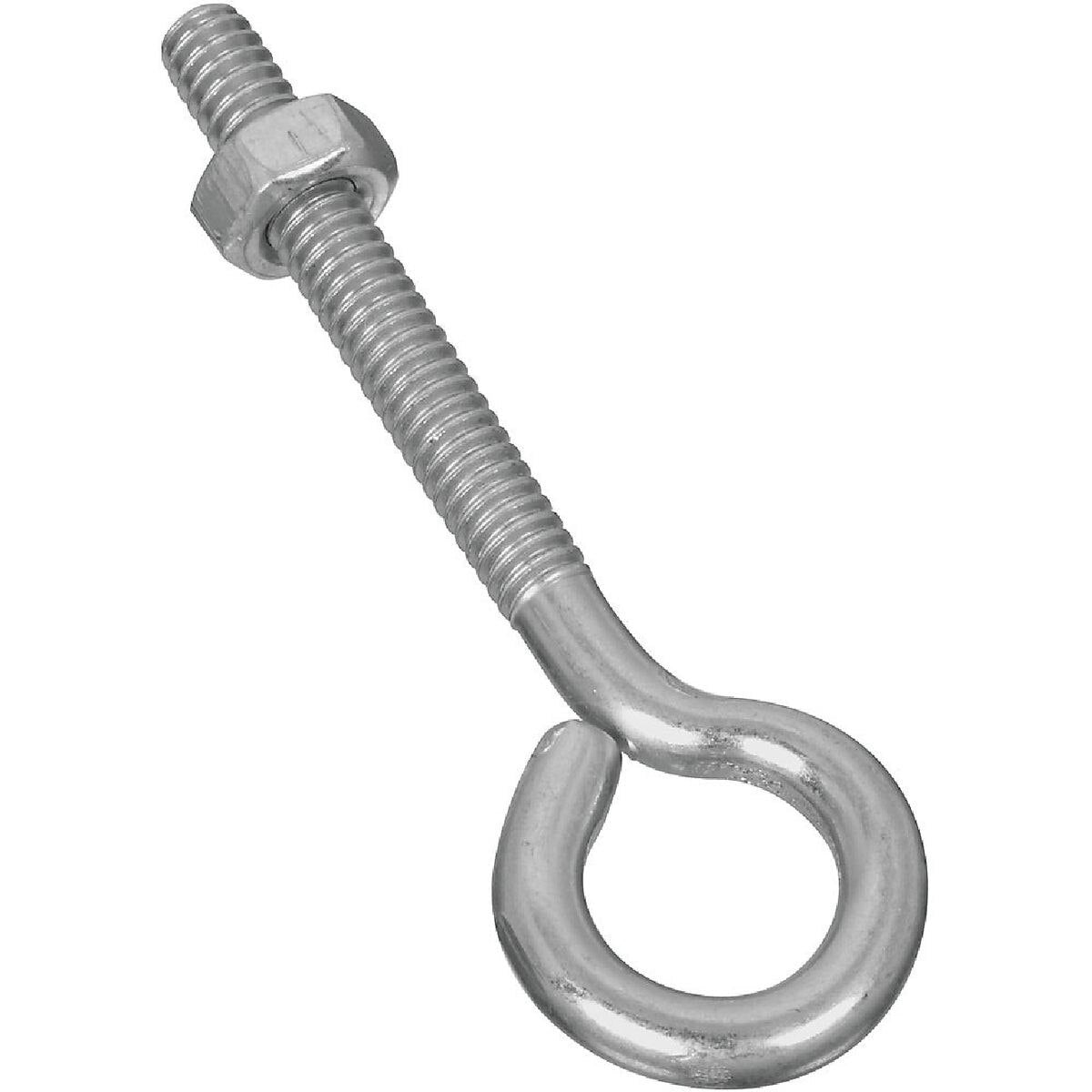 NATIONAL MARKER National Marker N221119 Zinc Eye Bolt Hex Nut 1/4x3 in