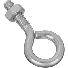 NATIONAL MARKER National Marker N221085 Zinc Eye Bolt Hex Nut 1/4x2 in