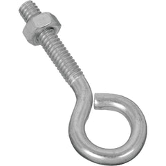 NATIONAL MARKER National Marker N221101 Zinc Eye Bolt with Hex Nut
