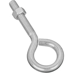 NATIONAL MARKER National Marker N221267 Zinc Eye Bolt Hex Nut 3/8x4 in