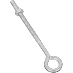 NATIONAL MARKER National Marker N221135 Zinc Eye Bolt Hex Nut 1/4x5 in