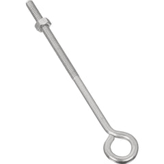 NATIONAL MARKER National Marker N221143 Zinc Eye Bolt Hex Nut 1/4x6 in
