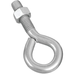 NATIONAL MARKER National Marker N221309 Zinc Eye Bolt Hex Nut 1/2x4 in