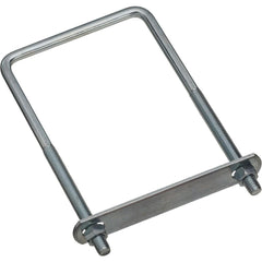 NATIONAL MARKER National Marker N222406 Zinc Square U-bolt 3/8 X 4 X 7 in
