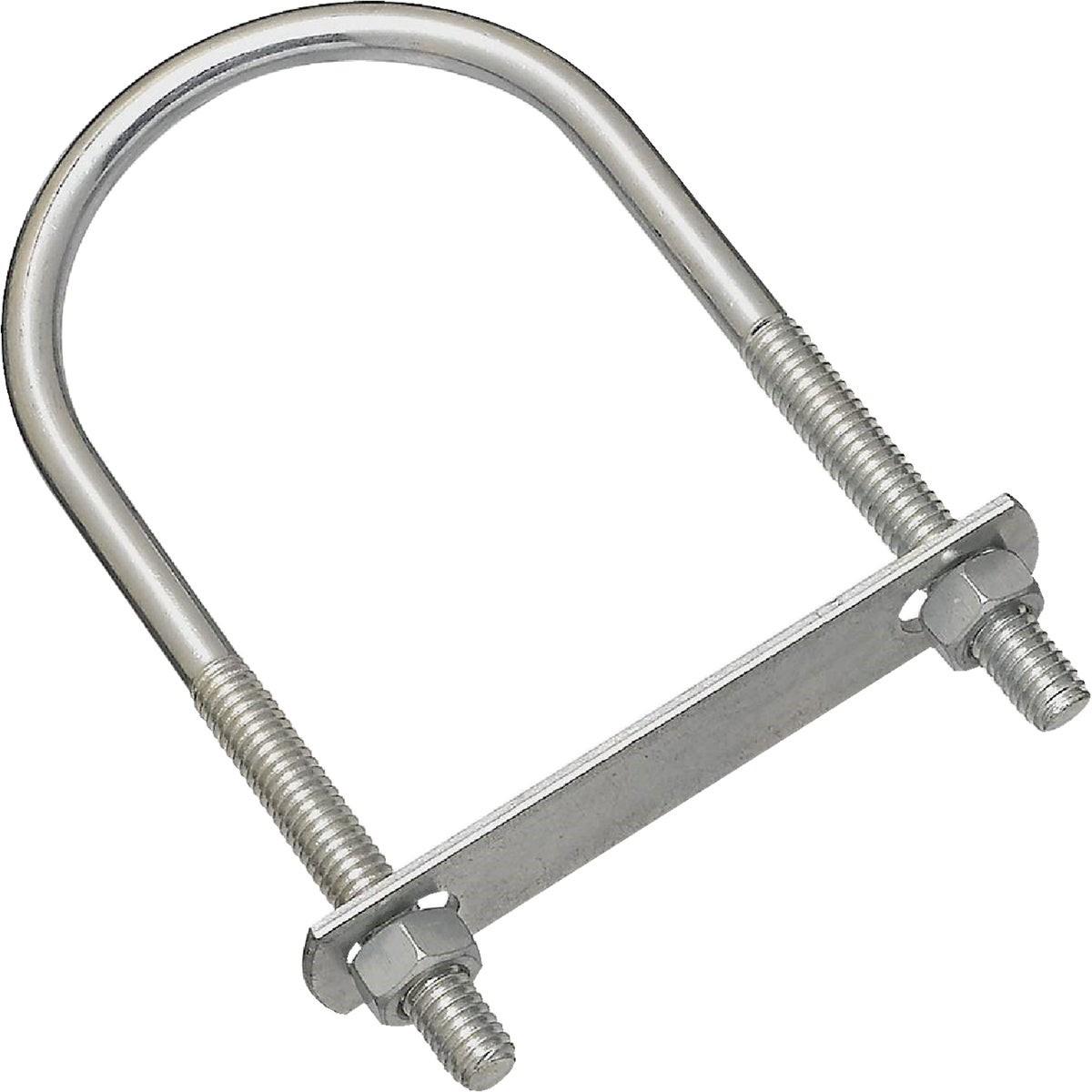 NATIONAL MARKER National Marker N222562 Zinc Round U-bolt 5/16 X 2-1/2 X 5 In.