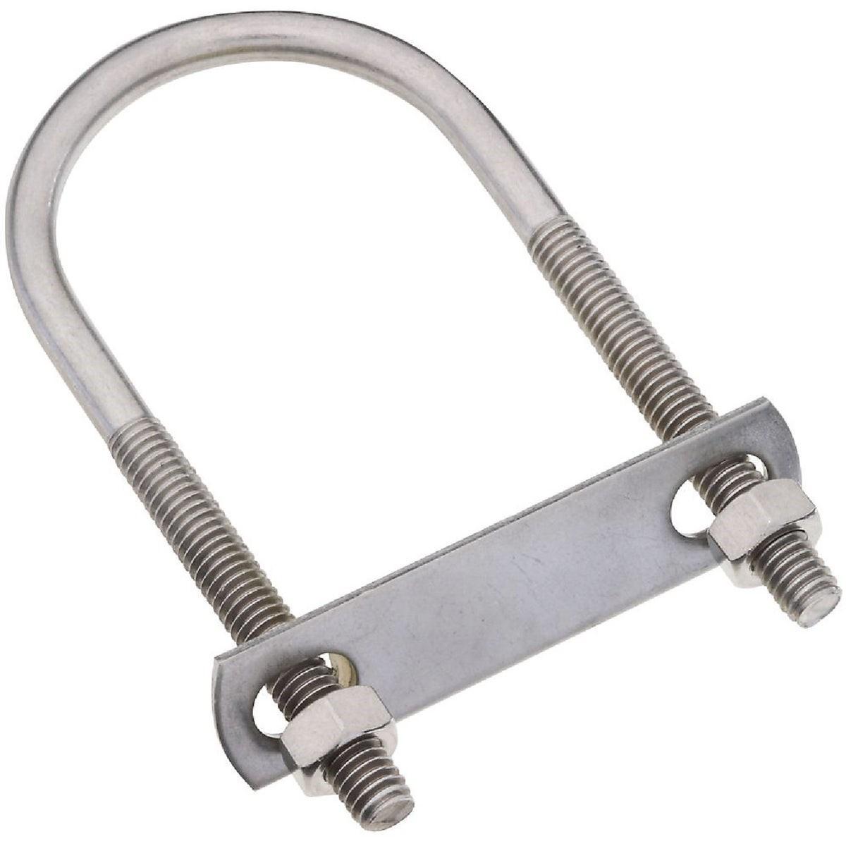 NATIONAL MARKER National Marker N222463 Stainless Steel Round U-bolt 5 Pack