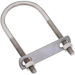 NATIONAL MARKER National Marker N222463 Stainless Steel Round U-bolt 5 Pack