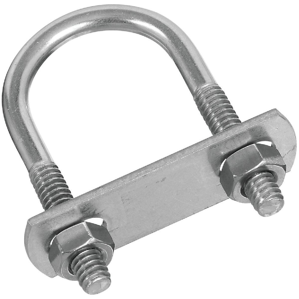 NATIONAL MARKER National Marker N222422 Stainless Steel Round U-bolt 5 Pack