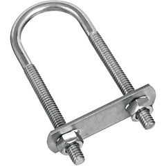 NATIONAL MARKER National Marker N222430 Stainless Steel Round U-bolt 5 Pack