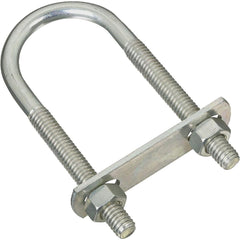 NATIONAL MARKER National Marker N222133 Zinc Round U-bolt Pipe Fastener