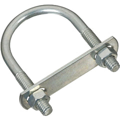 NATIONAL MARKER National Marker N222141 Zinc Round U Bolt 5/16x1-3/4x3 in