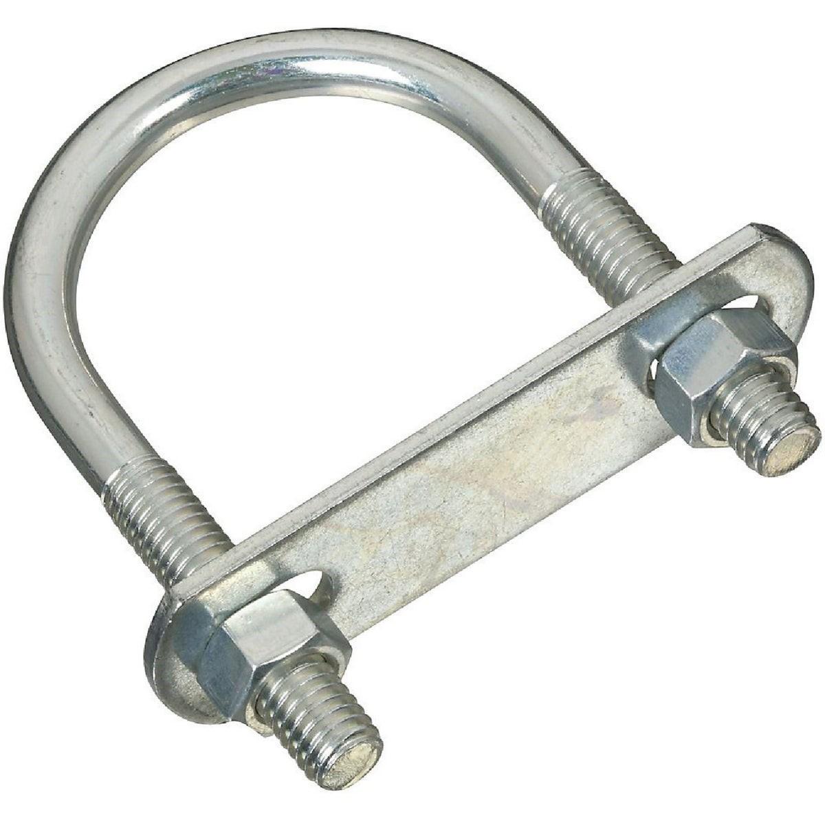 NATIONAL MARKER National Marker N222190 Zinc Round U Bolt 3/8 in Pipe