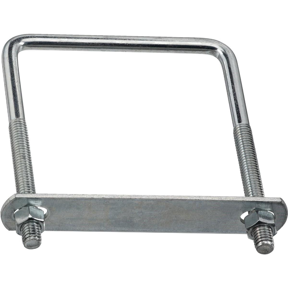 NATIONAL MARKER National Marker N222398 Zinc Square U-bolt 3/8 X 4 X 5 in