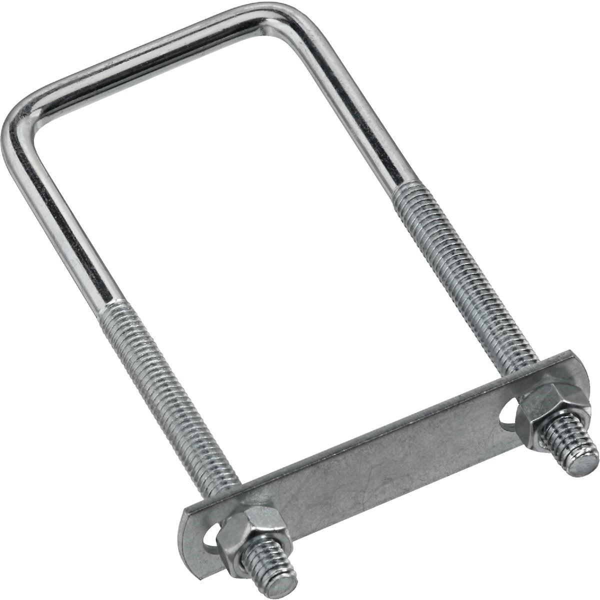 NATIONAL MARKER National Marker N222364 Square U-bolt Zinc Plated Steel