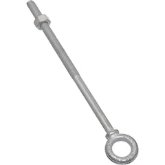 NATIONAL MARKER National Marker N245183 Galvanized Eye Bolt 0.5x10 in
