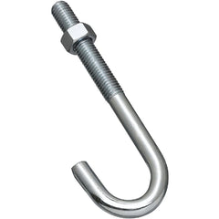 NATIONAL MARKER National Marker N232975 Zinc J Bolt 0.5 X 6 Inch