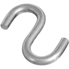 NATIONAL MARKER National Marker N233536 Heavy Open S Hook Stainless Steel