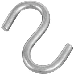 NATIONAL MARKER National Marker N233569 Heavy Open S Hook 3 in Stainless Steel