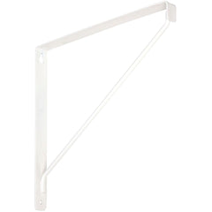 NATIONAL MARKER National Marker N234401 White Steel Shelf Bracket