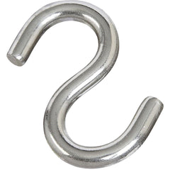 NATIONAL MARKER National Marker N233551 Heavy Open S Hook 2.5 in Stainless