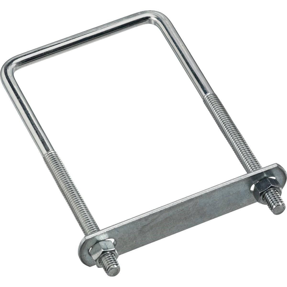 NATIONAL MARKER National Marker N245027 Square U-bolt Zinc Plated Steel