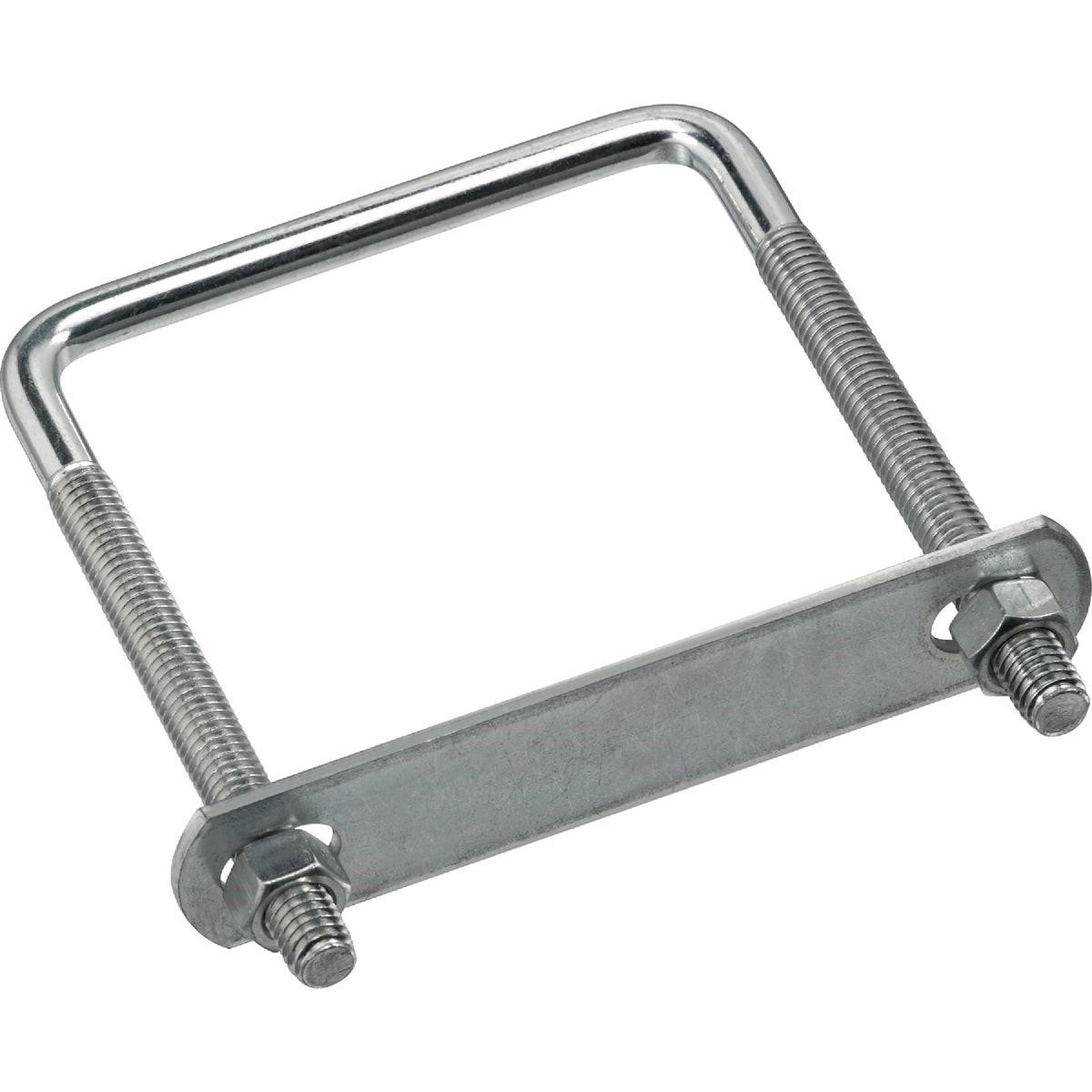 NATIONAL MARKER National Marker N245001 Zinc Square U Bolt 3/8x3-5/8x5