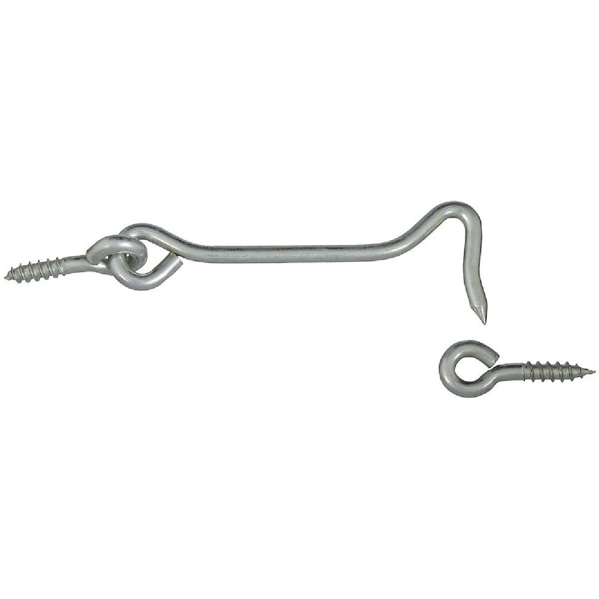 NATIONAL MARKER National Marker N226373 Steel Hook Eye Bolt 4 in Zinc