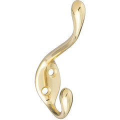 NATIONAL MARKER National Marker N248-245 Brass Wardrobe Hook 4 in