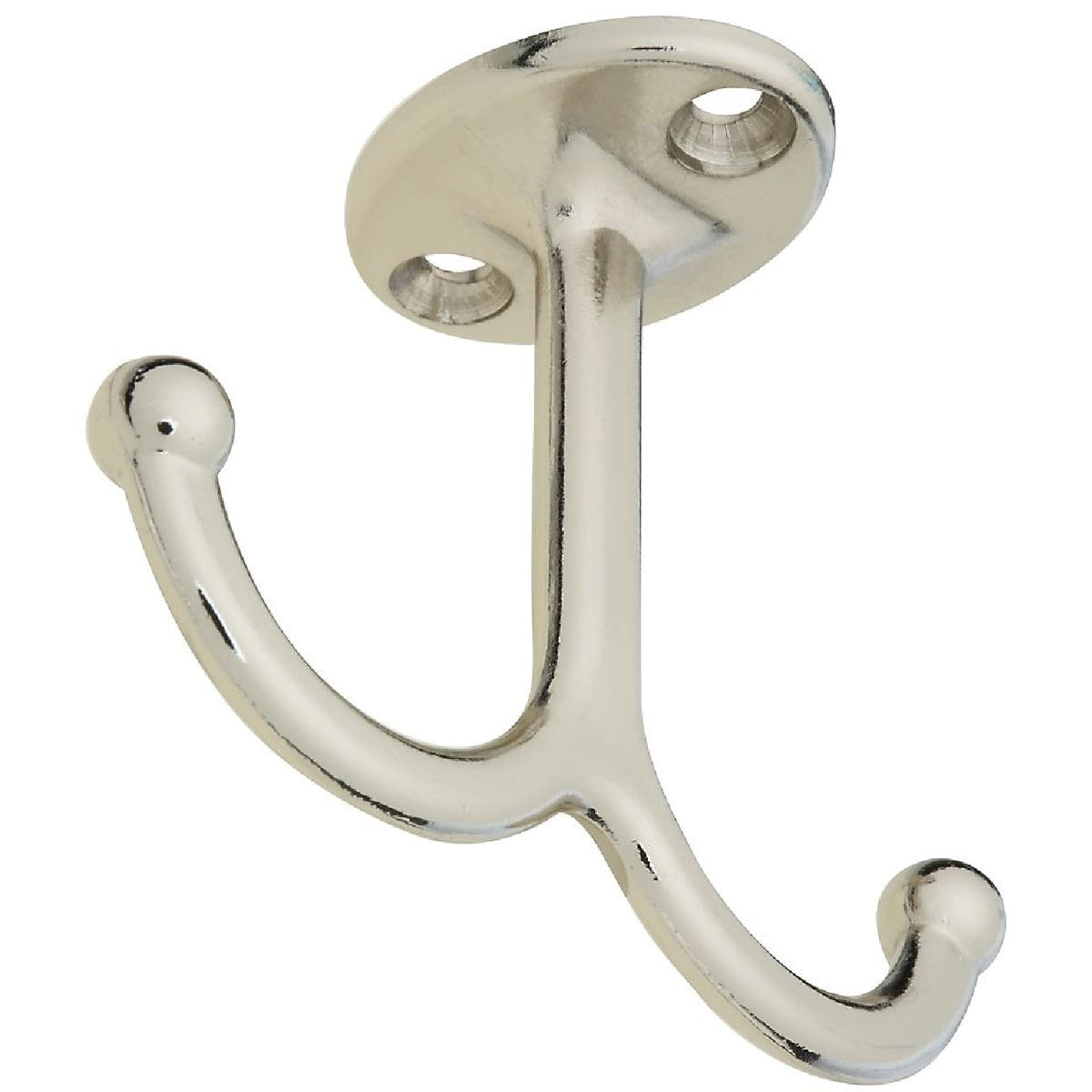 NATIONAL MARKER National Marker N245837 Nickel Undershelf Hook 2 Pack