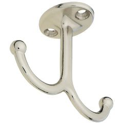 NATIONAL MARKER National Marker N245837 Nickel Undershelf Hook 2 Pack