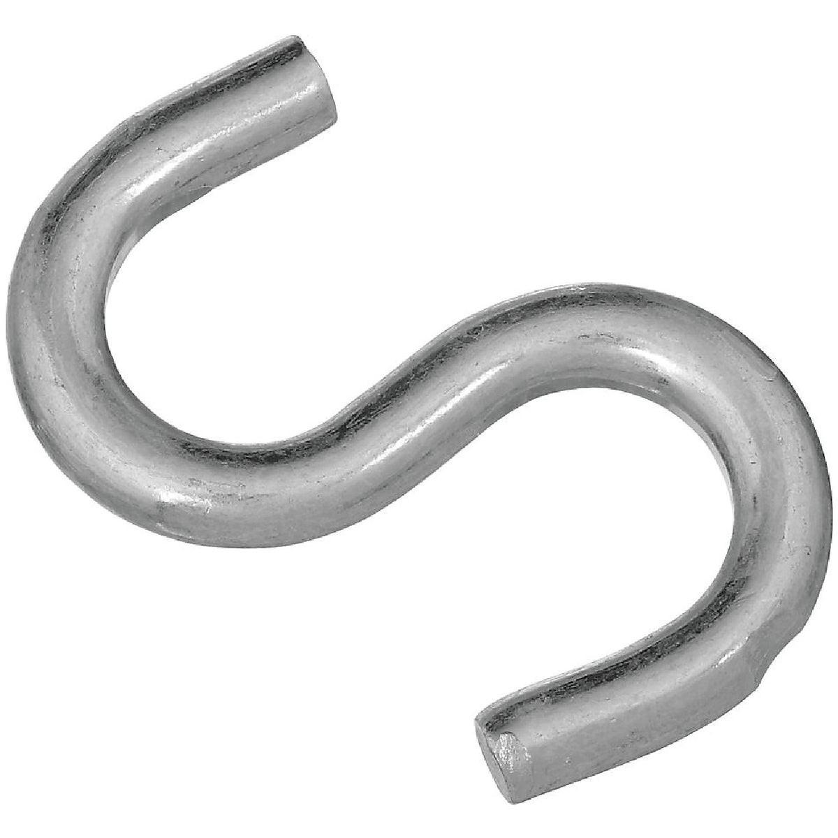 NATIONAL MARKER National Marker N273433 Heavy Open S Hook 2.5 in Zinc