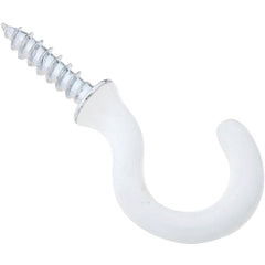 NATIONAL MARKER National Marker N248443 Vinyl Cup Hook 3/4 in White 5 Pack