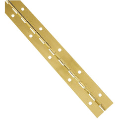 NATIONAL MARKER National Marker N265363 Continuous Hinge 1.5x12 in Brass