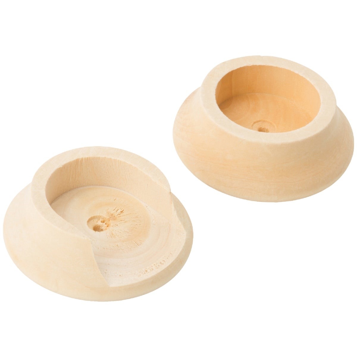 NATIONAL MARKER National Marker N269068 Wood Closet Rod Socket 2-pack
